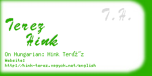 terez hink business card
